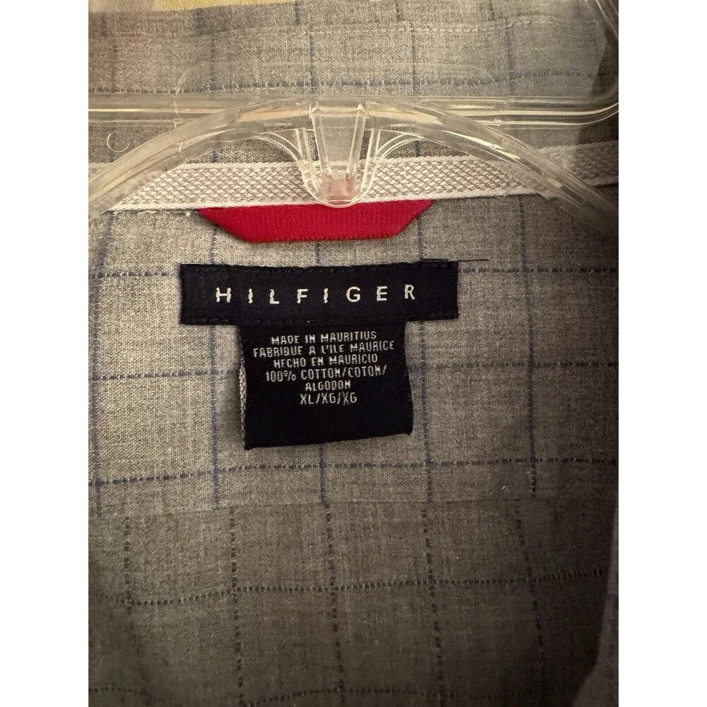 Tommy Hilfiger Button Down Shirt Men’s Size XL Cotton, Patch Pocket NWOT Vintage